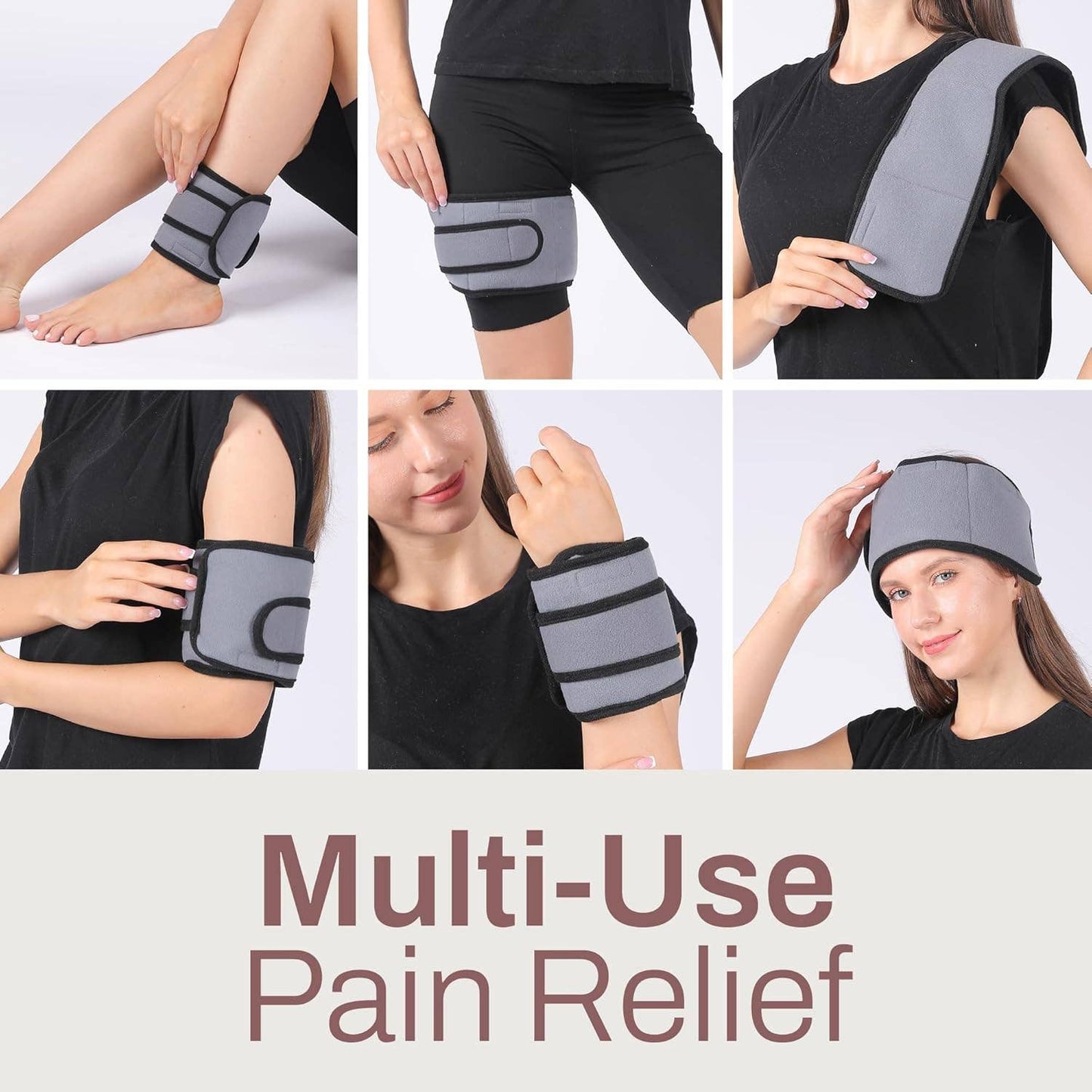 Reusable Ice Packs Wrap | Hot/Cold Therapy for Knee, Ankle & Neck | AllSett Health - Podiatry Market