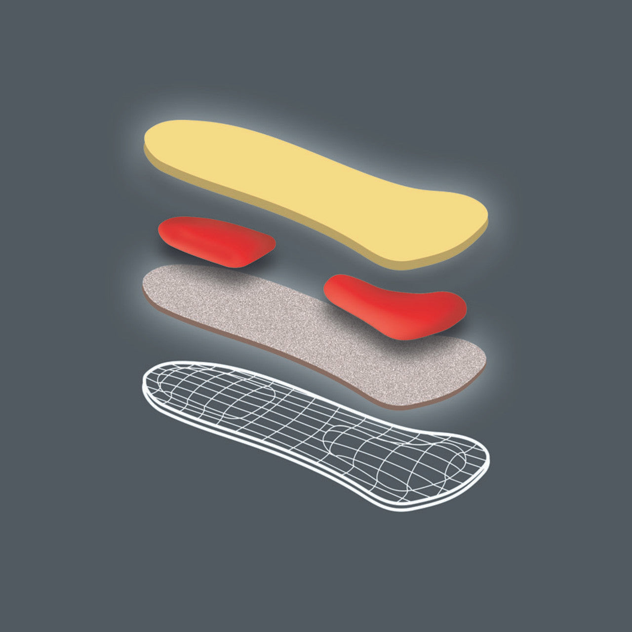 Comfort - Metatarsal Arch Support Insole with T-Form Pad (1 Pair) - Podiatry Market