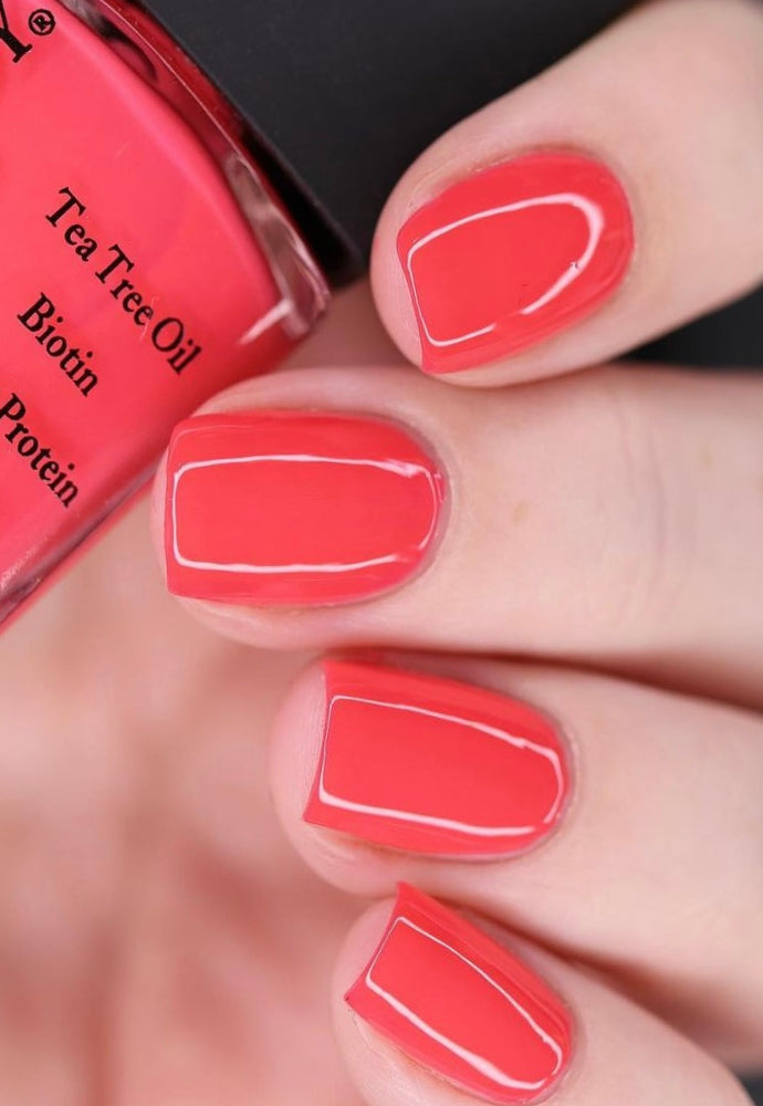 Peace-Full Antifungal Nail Polish - Coral Crème | Dr Remedy Nail Care - Podiatry Market