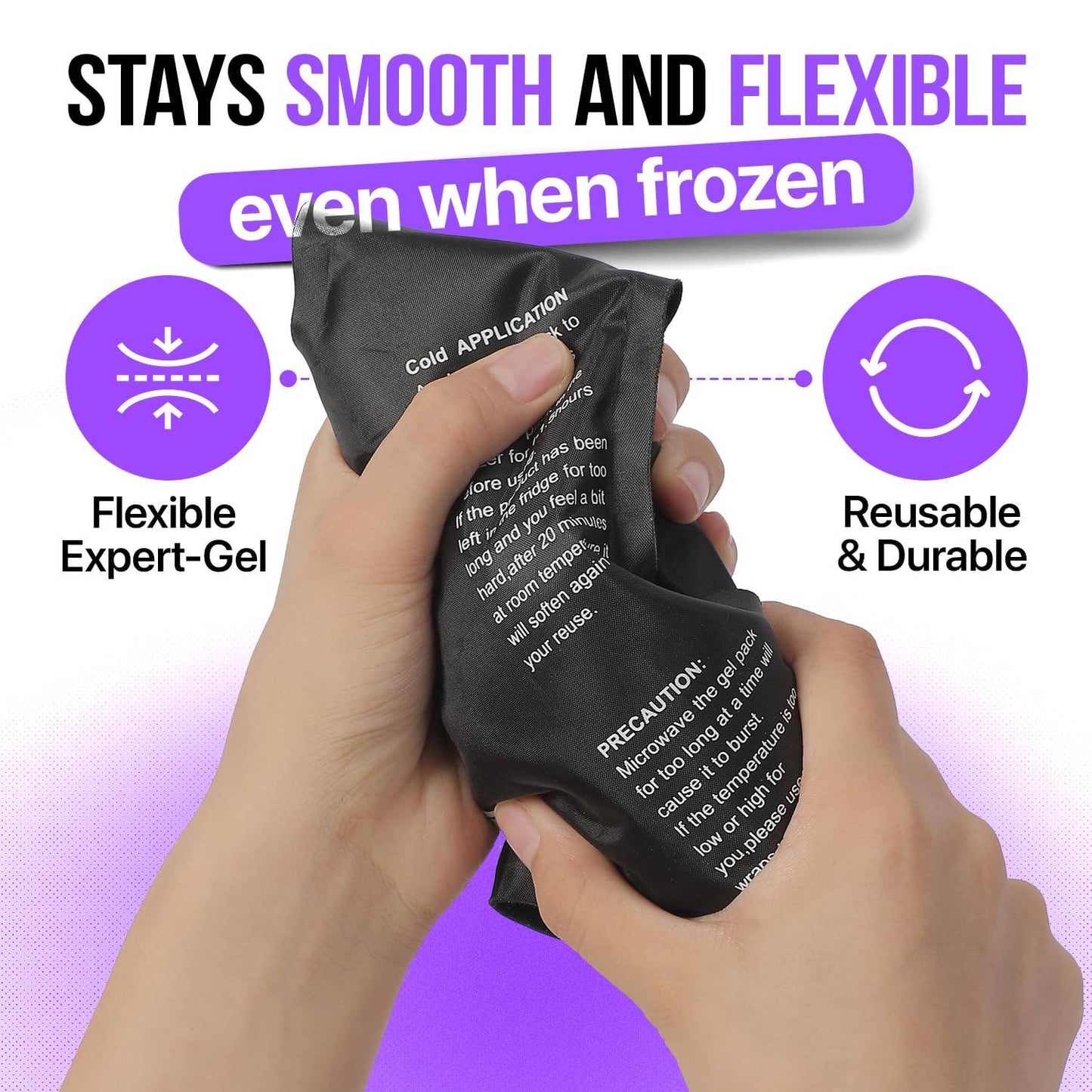 Foot Hot & Cold Wrap | 360° Plantar Fasciitis & Achilles Relief | Dual-Pack