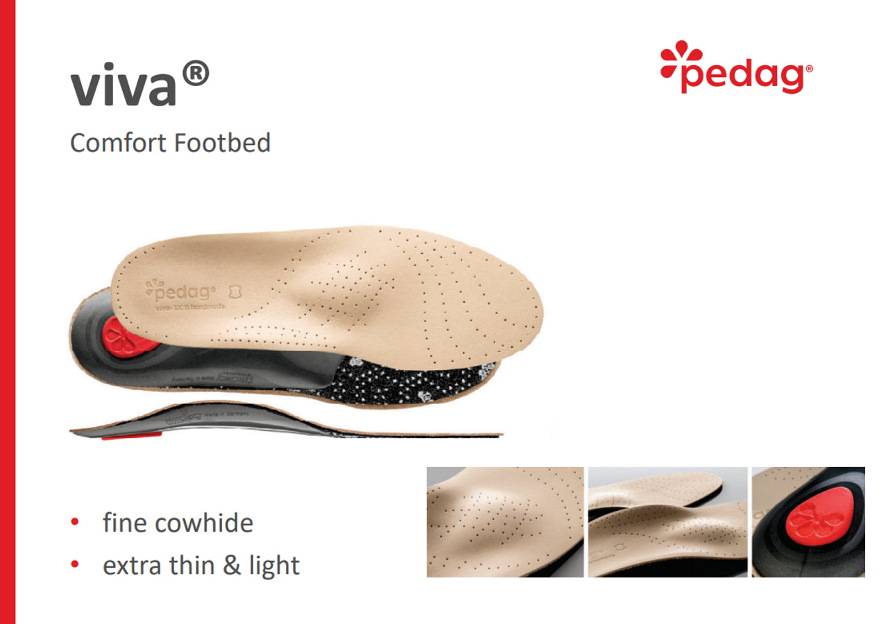 Viva - Leather Orthotic Anti-Odor Insole with Arch Support - Podiatry Market