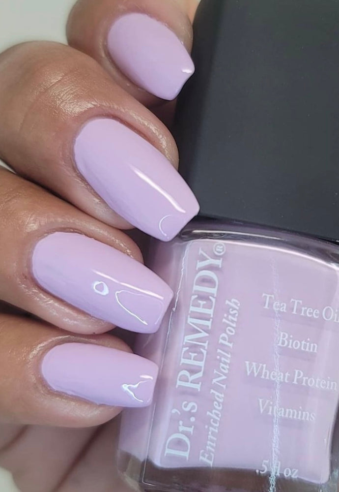 Lyrical Antifungal Nail Polish - Pale Purple Crème | Dr Remedy Nail Care - Podiatry Market