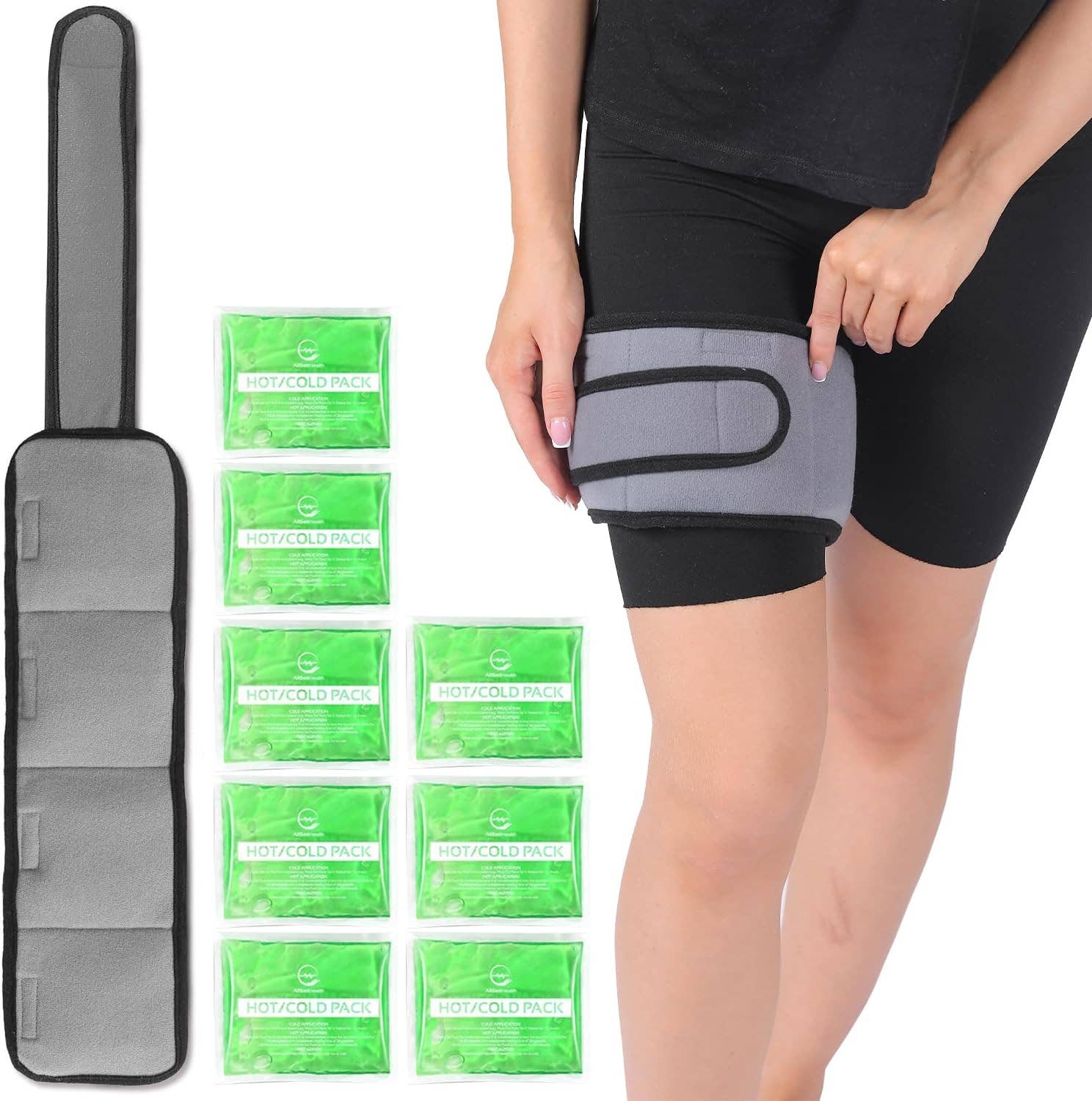 Reusable Ice Packs Wrap | Hot/Cold Therapy for Knee, Ankle & Neck | AllSett Health - Podiatry Market